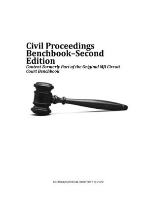 cover image of Civil Proceedings Benchbook